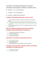 72 test bank for strategic management creating competitive advantages canadian 3rd edition dess 