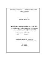 Một số đặc điểm sinh học, khả năng sản xuất của chim Trĩ đỏ khoang cổ (Phasianus colchicus) trong điều kiện nuôi nhốt (LA tiến sĩ)