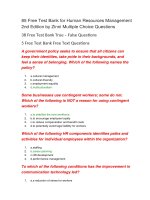 128 test bank for human resources management 2nd edition 