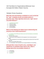 120 test bank for organizational behavior core concepts 6th edition robert vecchio 