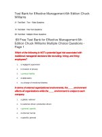 105 test bank for effective management 6th edition chuck williams 