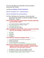 100 free test bank for business communication essentials 6th edition 