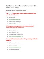 120 test bank for human resource management 13th edition gary dessler 