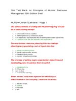105 test bank for principles of human resource management 15th edition snell 