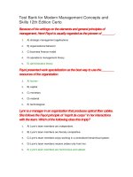 92 test bank for modern management concepts and skills 12th edition certo 