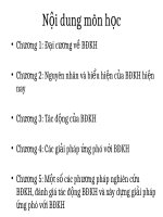 Bài 2 Lịch sử, bằng chứng, các giả thiết về biến đổi khí hậu