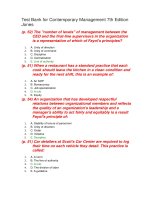 111 test bank for contemporary management 7th edition jones 