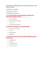 125 test bank for management information systems 10th edition obrien 