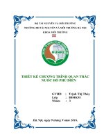 Nhom3 DH4KM thiết kế chương trình quan trắc