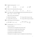 Trắc nghiệm số phức – có đáp án