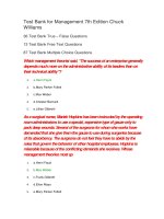 136 test bank for management 7th edition chuck williams 