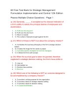 60 free test bank for strategic management formulation implementation and control 12th edition 