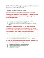 95 test bank for strategic management concepts and cases 1st edition rothaermel 