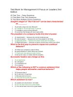 100 test bank for management a focus on leaders 2nd edition 