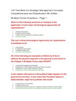 140 test bank for strategic management concepts competitiveness and globalization 9th edition 