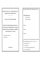 Nghiên cứu xác định thành phần loài, quy luật phát sinh, gây hại và biện pháp quản lý tổng hợp bọ phấn trắng hại lúa (hemiptera aleyrodidae) tại hai tỉnh long an và an giang (TT) 