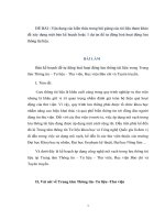 Vận dụng các kiến thức trong bài giảng các tài liệu tham khảo để xây dựng một bản kế hoạch hoặc 1 dự án để tự động hoá hoạt động lưu thông tài liệu.