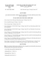 10 2017 QD UBND điều chỉnh hệ số giá đất năm 2017 trên địa bàn tỉnh thừa thiên huế