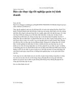 Báo cáo thực tập tốt nghiệp quản trị kinh doanh