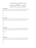 Anh Van luyện thi THPT quốc gia 2017 môn toán