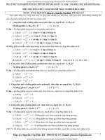MỘT SỐ CÔNG THỨC GIẢI NHANH TRẮC NGHIỆM HOÁ HỌC, NGUYỄN VĂN PHÚ