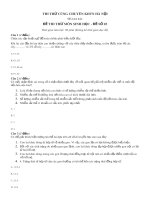 luyện thi THPT quốc gia 2017  - Sinh hoc