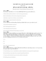 luyện thi THPT quốc gia 2017  - Sinh hoc