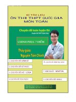 CÁC CHUYÊN ĐỀ ÔN THI 7 ĐIỂM TOÁN- THẦY NGUYỄN TIẾN CHINH.PDF
