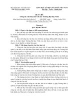 Quy che cong tac van thu, luu tru   2016