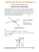 CHỨNG MINH 3 ĐIỂM THẲNG HÀNG PHƯƠNG PHÁP THÊM ĐIỂM - BUỔI HỌC OXY 9 TRÊN SCHOOLBUS.VN2
