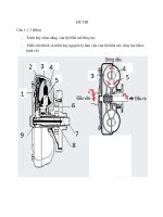 Đề thi hộp số tự động (tham khảo)