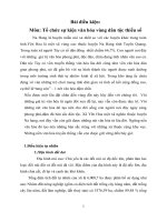 Môn: Tổ chức sự kiện văn hóa vùng dân tộc thiểu số Na HangTuyên Quang