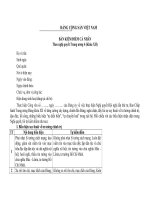 Bản kiểm điểm cá nhân và cam kết TW4 khóa XII