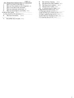 Bài tập bổ trợ Tiếng Anh 6