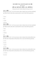 luyện thi THPT quốc gia 2017  - Anh Van