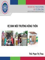 VỆ SINH MÔI TRƯỜNG NÔNG THÔN