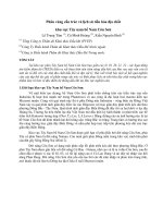 Phân vùng cấu trúc và lịch sử tiến hóa địa chất khu vực Tây nam bể Nam Côn Sơn