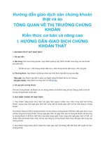 Hướng dẫn chơi chứng khoán thật và ảo