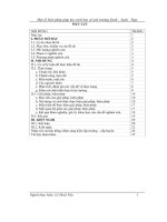 SKKN Một số biện pháp bảo vệ môi trường trong trường TH Nguyễn Văn Trỗi