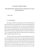 Một số biện pháp nâng cao hiệu quả tổ chức trò chơi dân gian cho trẻ 5 6 tuổi trong trường mầm non 