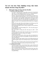 Vai trò văn hóa Thái, Mường trong việc hình thành văn hóa vùng Tây Bắc?