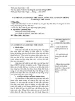 giáo án thể dục Trung cấp chuyên nghiệp