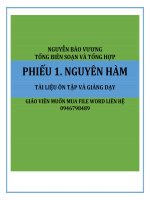 luyện thi THPT quốc gia 2017 môn toán - nguyen ham 1