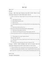 Phương pháp nhánh cận xấp xỉ ngoài giải bài toán quy hoạch nguyên tuyến tính và ứng dụng