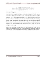 Đồ Án Điều Hoà Không Khí Thiết Kế Hệ Thống ĐHKK Cho Văn Phòng