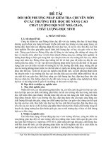 Đổi Mới Phương Pháp Kiểm Tra Chuyên Môn Ở Các Trường Tiểu Học Để Nâng Cao Chất Lượng Đội Ngũ Nhà Giáo, Chất Lượng Học Sinh