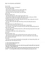 đề cương lý thuyết xác suất thống kê toán