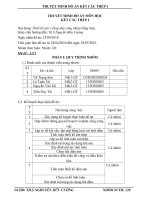 Thuyết minh Đồ án kết cấu thép I