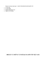 Brexit và ảnh hưởng của nó tới Việt Nam