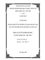 Đánh giá khả năng mở rộng ứng dụng hệ quản trị thư viện tích hợp  mã nguồn mở Koha tại Việt Nam